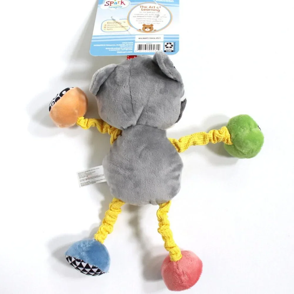 Spark Create Imagine Clip-on Mirror Soft Raccoon Toy